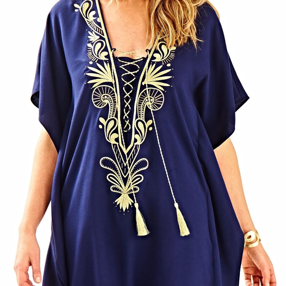 NWT Lilly Pulitzer Chai Caftan Dress